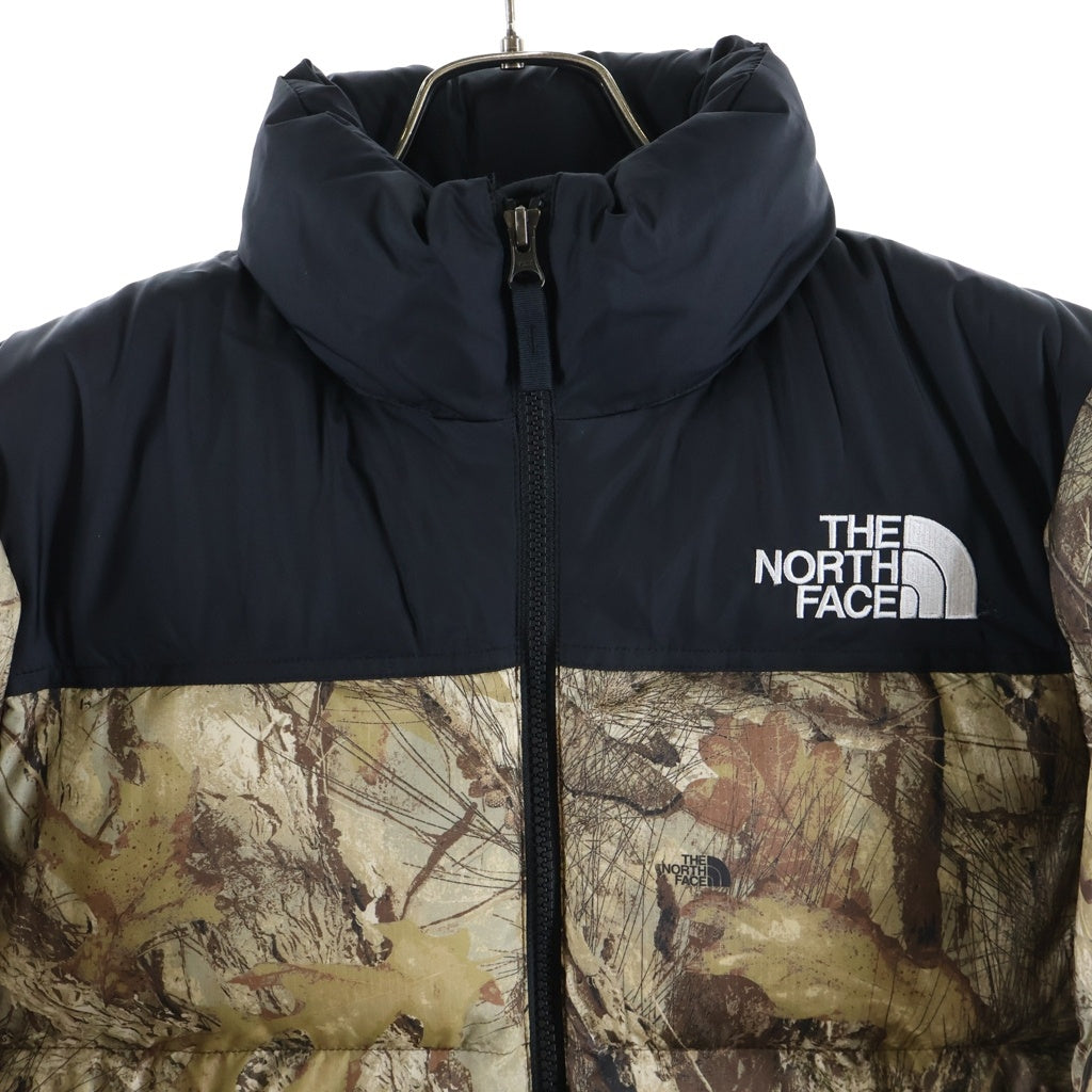 THE NORTH FACE(ザノースフェイス) Novelty Nuptse Jacket リアルツリーカモ 総柄 ノベルティ ヌプシ ダウンジャケット カーキ ND42230R