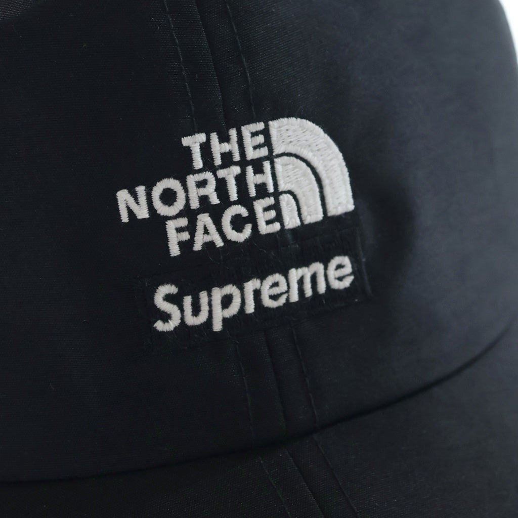 SUPREME(シュプリーム) 24AW ×THE NORTH FACE Split 6-Panel ザノースフェイス スプリット 6パネル ベースボールキャップ ブラック NN52402I