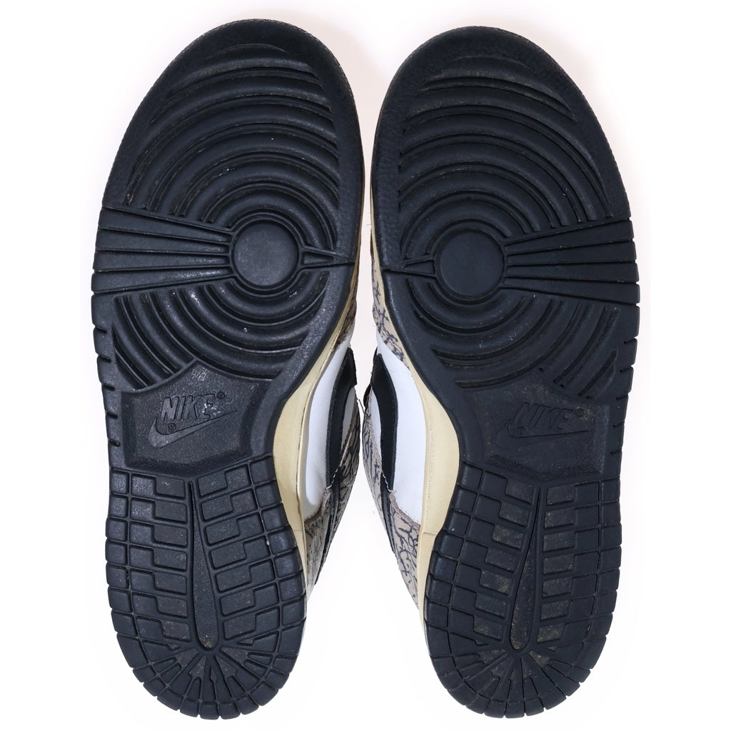 NIKE(ナイキ) 【観賞用】×SUPREME DUNK LOW WHITE CEMENT SAFARI シュプリーム ダンクロー ホワイトセメント サファリ ローカットスニーカー US9.5/27.5cm 304292-001