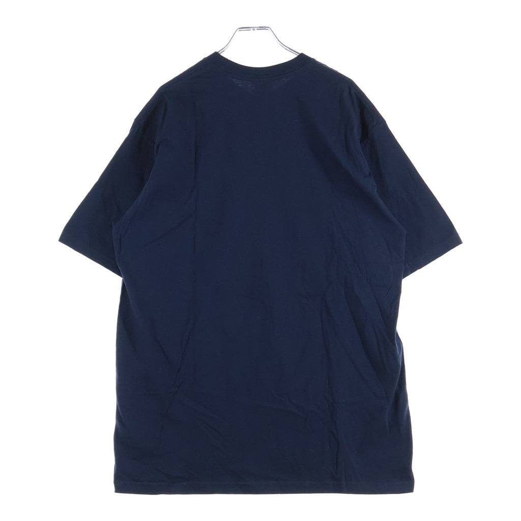 SUPREME(シュプリーム) 20AW Cross Box Logo Tee クロスボックスロゴ フロントプリント 半袖Tシャツ カットソー ネイビー