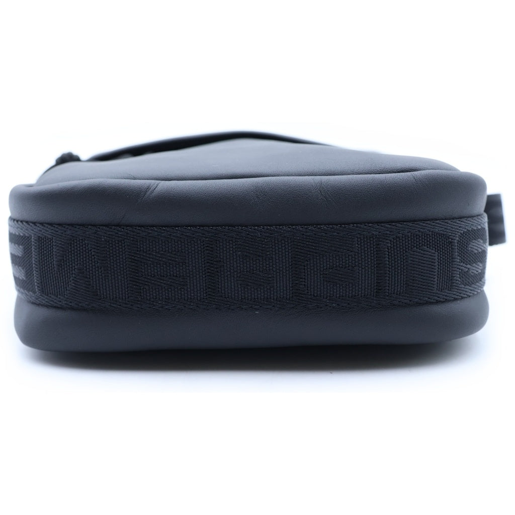SUPREME(シュプリーム) 23AW Leather shoulder Bag レザーバッグ ブラック