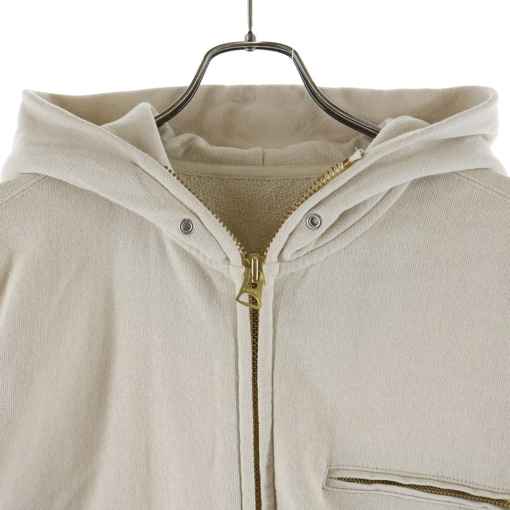 Sacai(サカイ) 26SS ×Carhartt WIP Cotton Jersey Hoodie カーハート コットンジャージーフーディー ジップアップパーカー グレー 26-01091S
