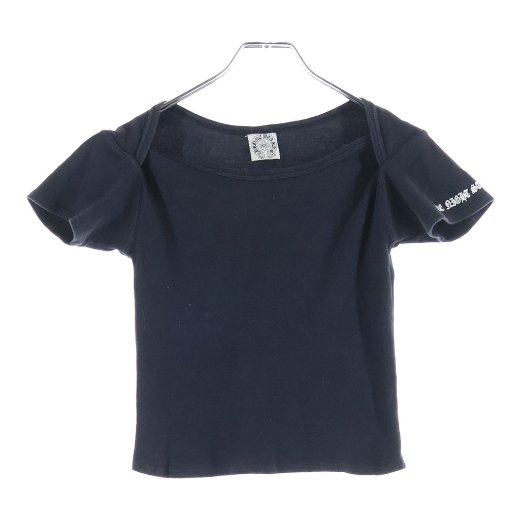 CHROME HEARTS(クロムハーツ) 氷室京介 OLD S/S バック スクロールラベル プリント 半袖Tシャツ カットソー ブラック レディース