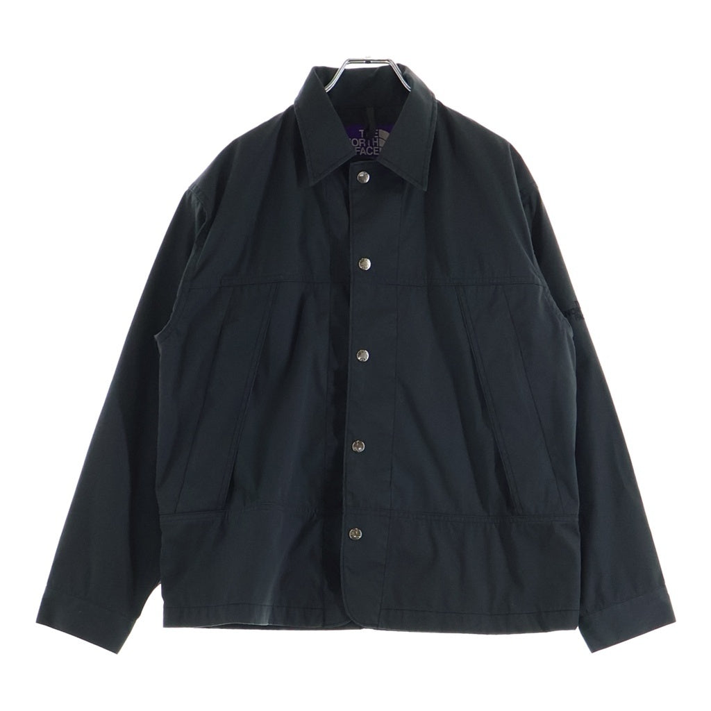 THE NORTH FACE PURPLE LABEL(ノースフェイスパープルレーベル) ×Monkey Time モンキー タイム ロゴ刺繍 ナイロン ジャケット ブラック N26SA094