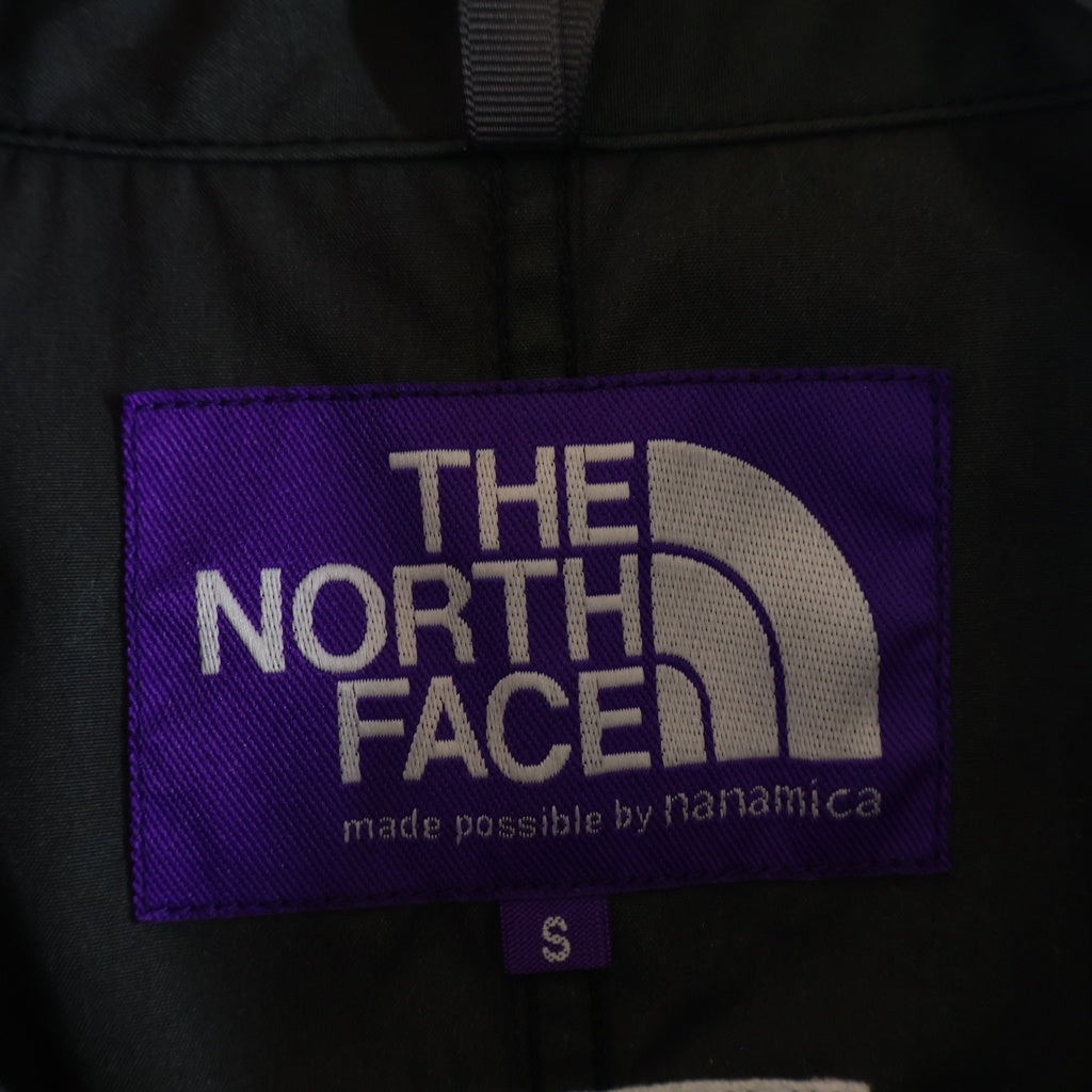 THE NORTH FACE PURPLE LABEL(ノースフェイスパープルレーベル) ×Monkey Time モンキー タイム ロゴ刺繍 ナイロン ジャケット ブラック N26SA094