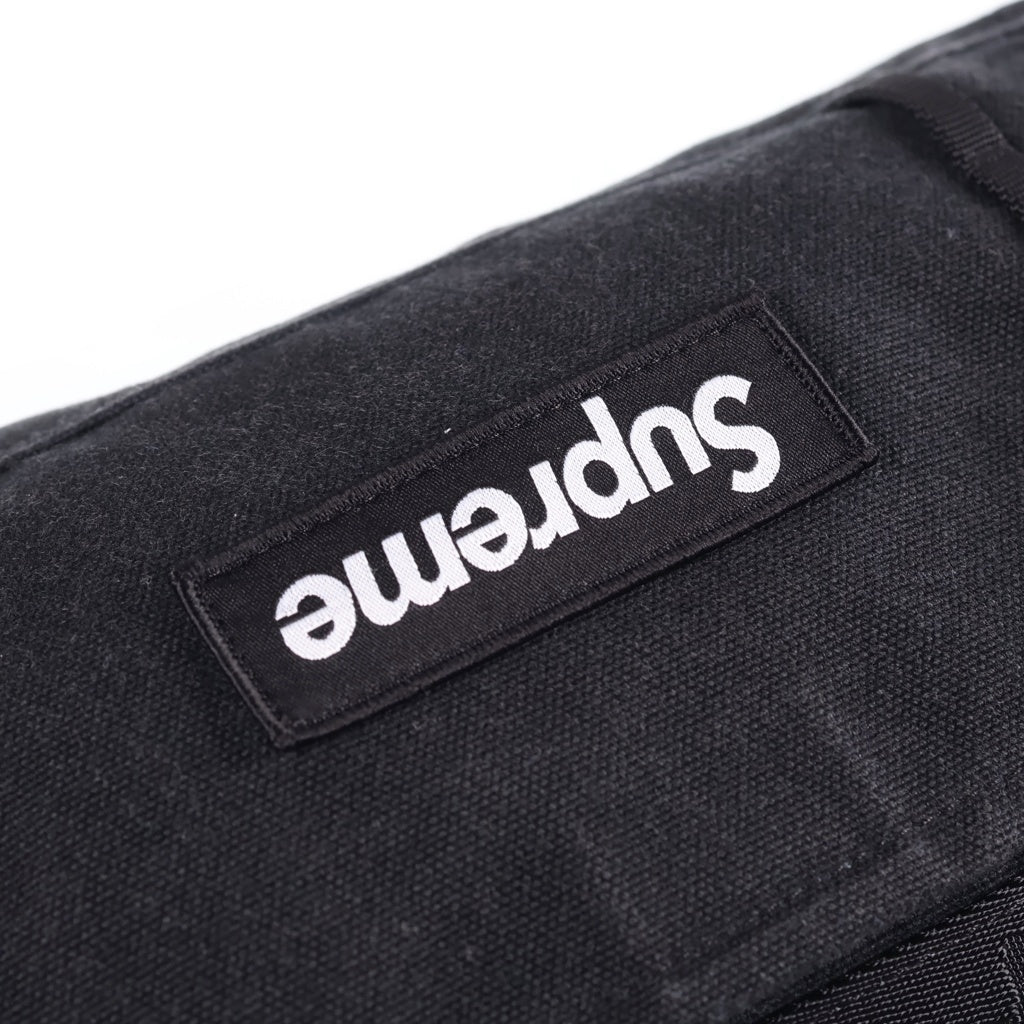 SUPREME(シュプリーム) 25SS Utility Bag ユーティリティ ロゴパッチ 刺繍 ショルダーバッグ ブラック レディース