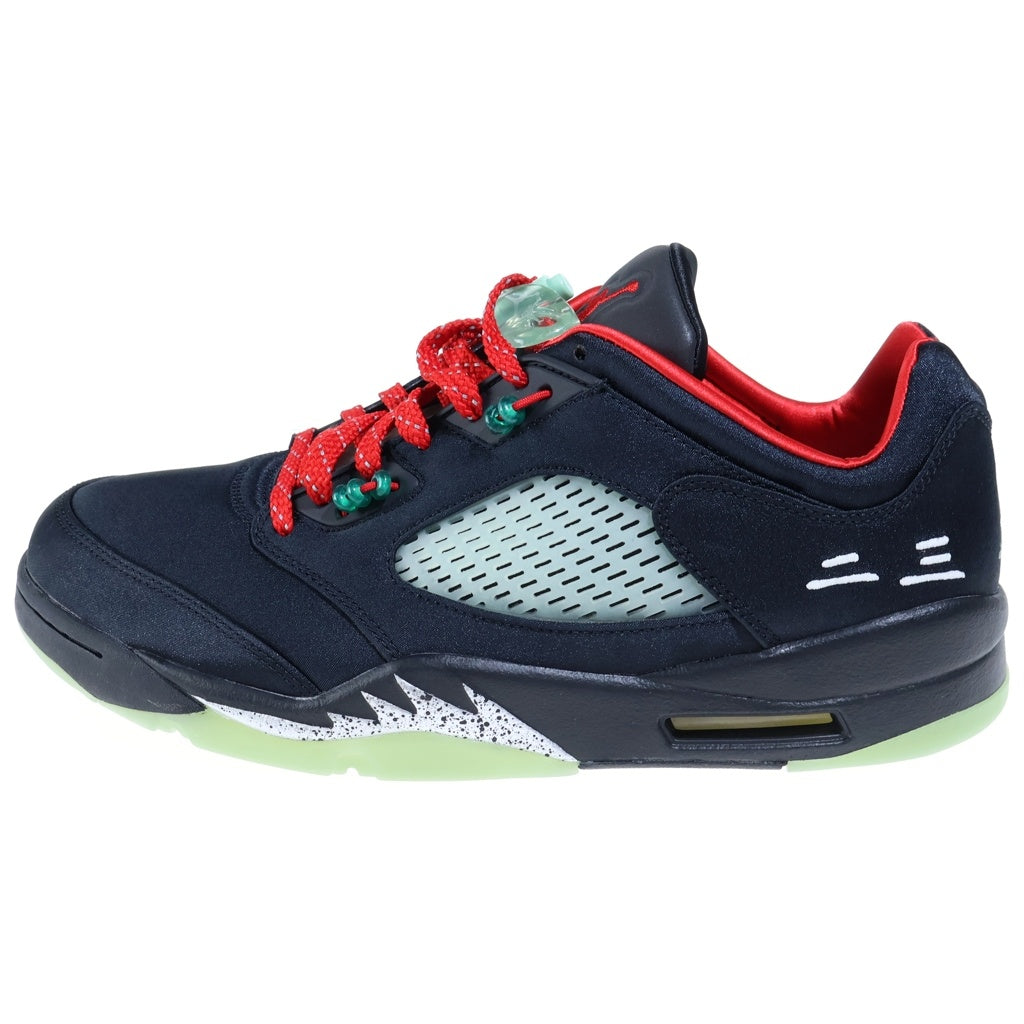 NIKE(ナイキ) ×CLOT Air Jordan 5 Low クロット エア ジョーダン5 ローカットスニーカー ブラック/レッド US12/30cm DM4640-036