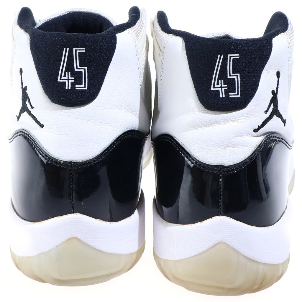 NIKE(ナイキ) AIR JORDAN 11 RETRO CONCORD 2018 エアジョーダン11 レトロ コンコルド ハイカットスニーカー ホワイト/ブラック US12/30cm 378037-100