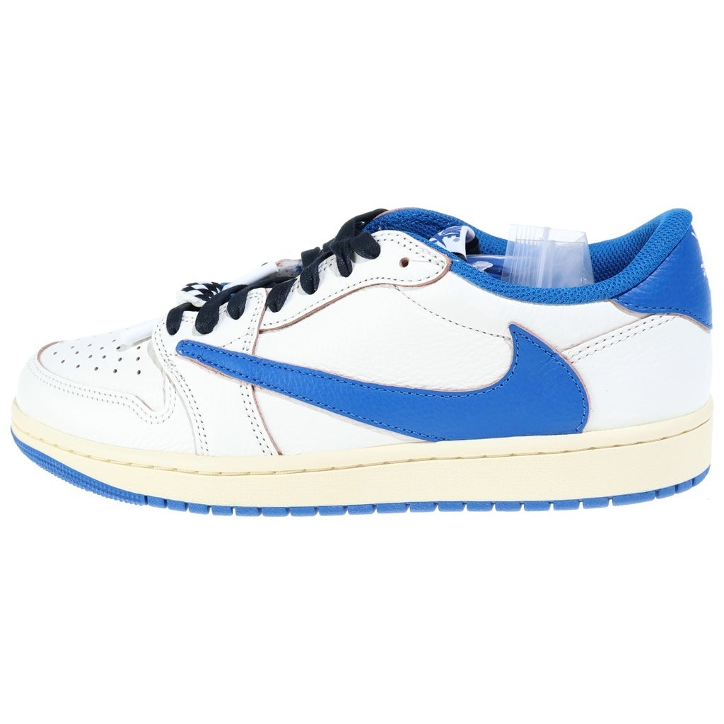 NIKE(ナイキ) ×TRAVIS SCOTT ×FRAGMENT DESIGN AIR JORDAN1 LOW OG SP トラヴィススコット フラグメントデザイン エアジョーダン1 ローカットスニーカー ホワイト US9.5/27.5cm DM7866-104