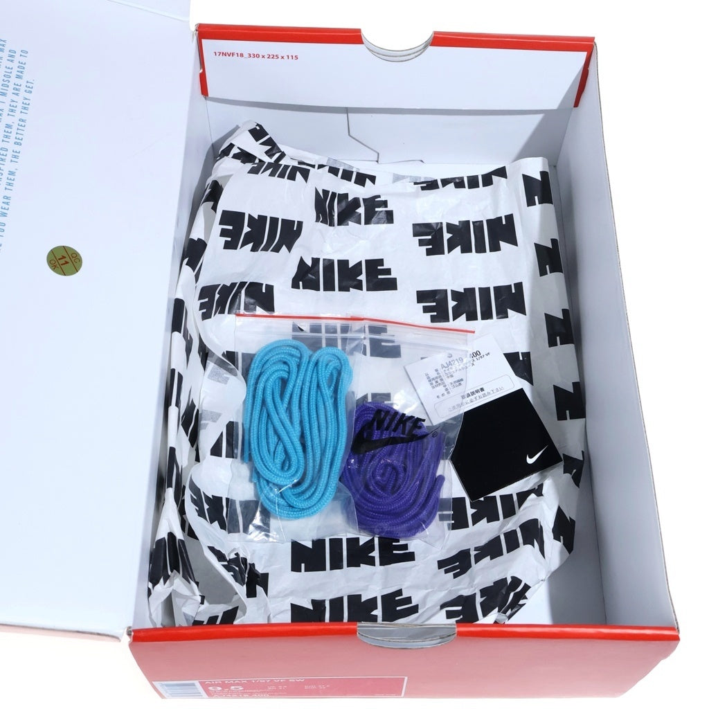 NIKE(ナイキ) ×Sean Wotherspoon AIR MAX 1/97 SW COLLECTOR 'S DREAM ショーン・ウェザースプーン エアマックス1/97 コレクターズドリーム ローカットスニーカー マルチ US9.5/27.5cm AJ4219-400