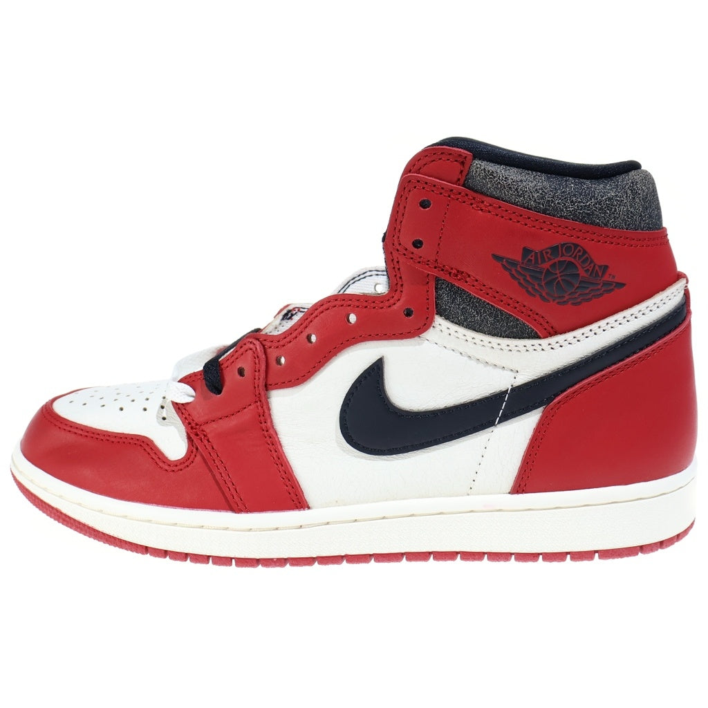 NIKE(ナイキ) AIR JORDAN 1 HIGH OG CHICAGO LOST & FOUND エアジョーダン1 ハイ ロスト アンド ファウンド ハイカットスニーカー レッド/ホワイト US9.5/27.5cm DZ5485-612