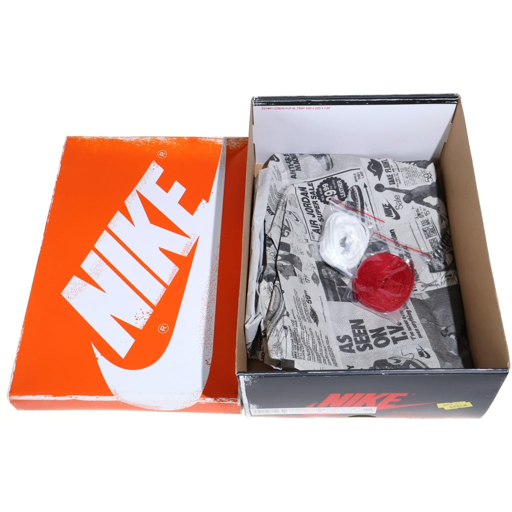 NIKE(ナイキ) AIR JORDAN 1 HIGH OG CHICAGO LOST & FOUND エアジョーダン1 ハイ ロスト アンド ファウンド ハイカットスニーカー レッド/ホワイト US9.5/27.5cm DZ5485-612