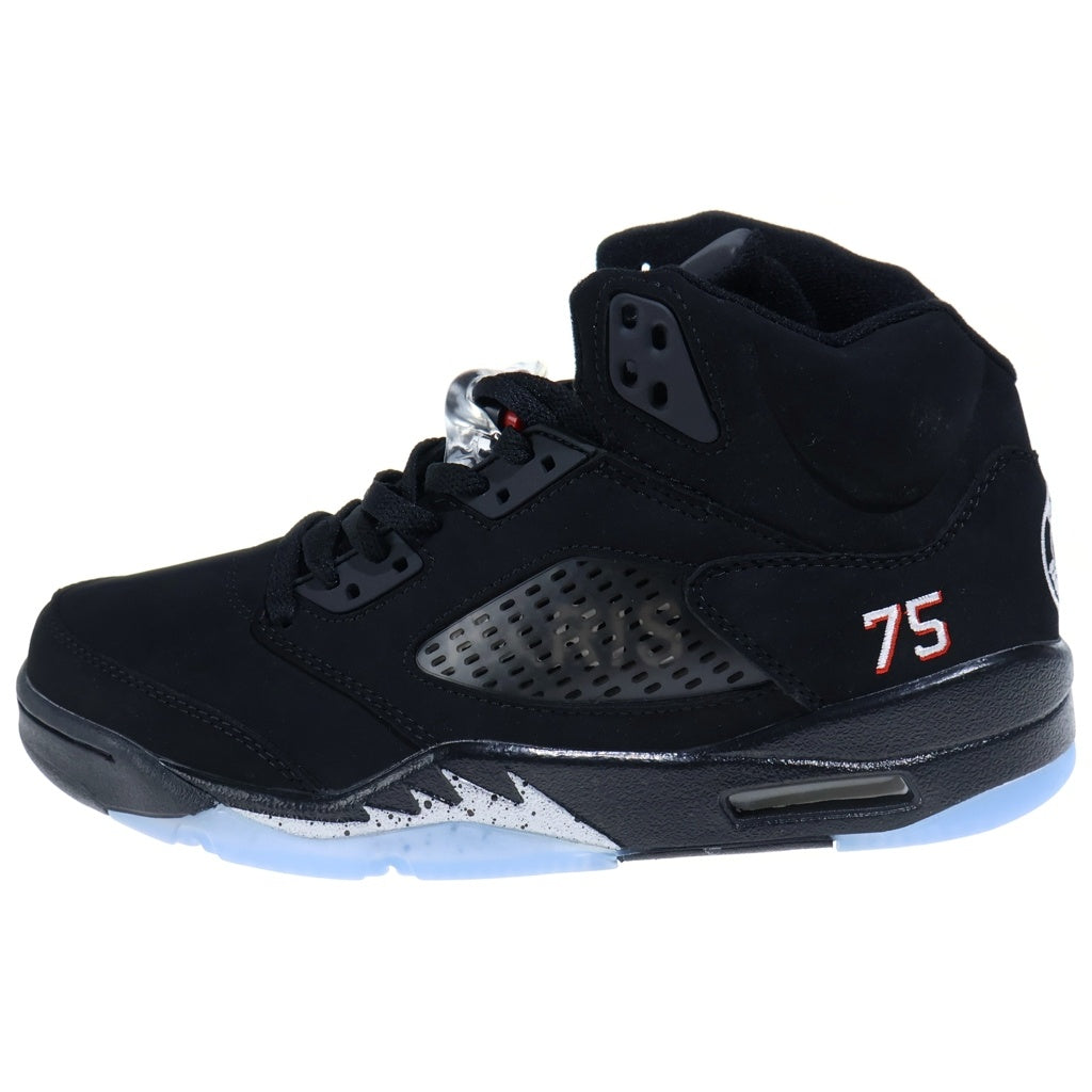 NIKE(ナイキ) ×PARIS SAINT GERMAIN AIR JORDAN RETRO BCFC パリ サンジェルマン エア ジョーダン 5 レトロ ハイカットスニーカー ブラック US9.5/27.5cm AV9175-001