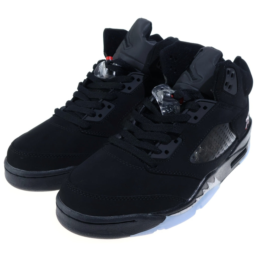 NIKE(ナイキ) ×PARIS SAINT GERMAIN AIR JORDAN RETRO BCFC パリ サンジェルマン エア ジョーダン 5 レトロ ハイカットスニーカー ブラック US9.5/27.5cm AV9175-001