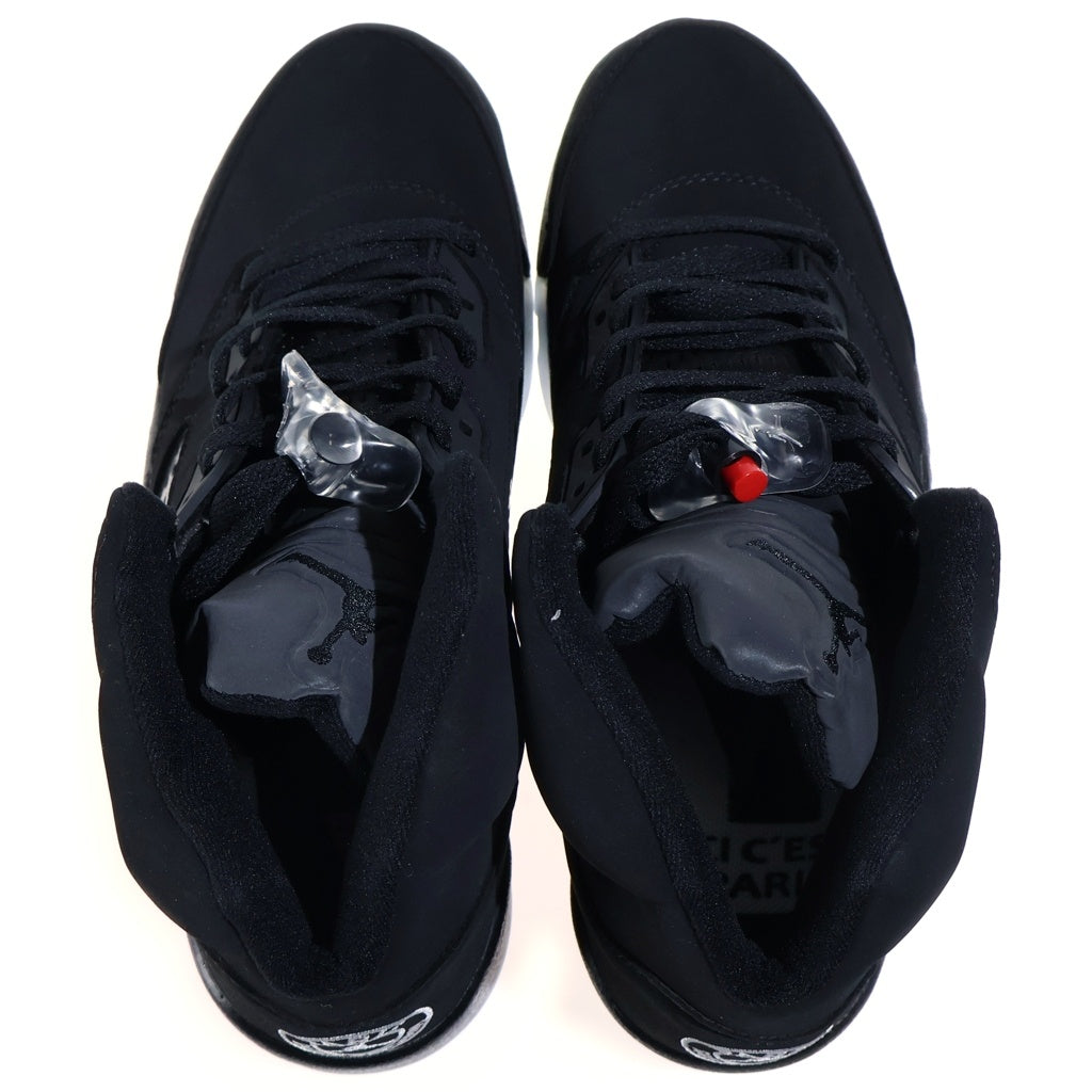 NIKE(ナイキ) ×PARIS SAINT GERMAIN AIR JORDAN RETRO BCFC パリ サンジェルマン エア ジョーダン 5 レトロ ハイカットスニーカー ブラック US9.5/27.5cm AV9175-001