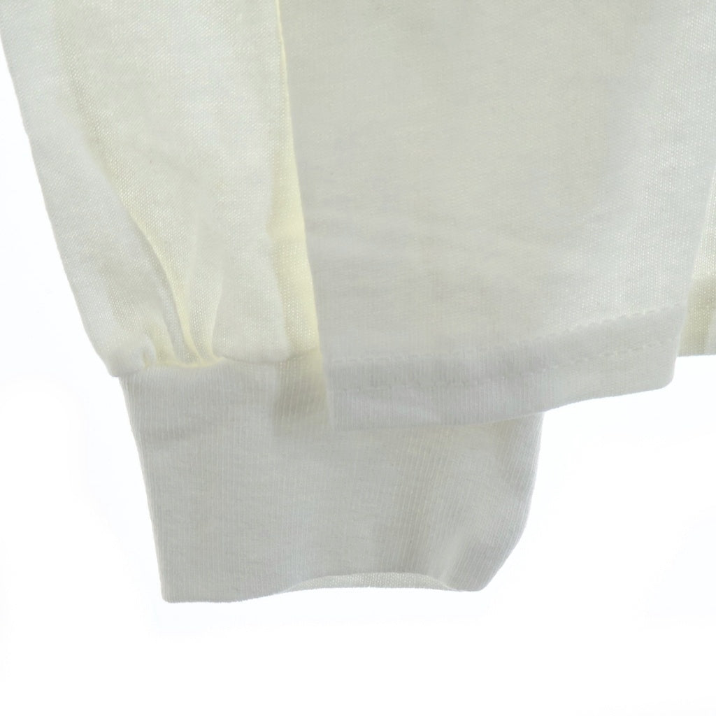 NO BRAND(ノーブランド) STRANGE LOVE(ストレンジラブ) Panda Bear L/S Tee パンダ ベアー ダンクSBデザイン ショーンクライバー アームロゴプリント 長袖 Tシャツ カットソー ホワイト