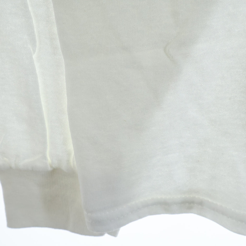 NO BRAND(ノーブランド) STRANGE LOVE(ストレンジラブ) Bears L/S Tee ベアーズ ダンクSBデザイン ショーンクライバー アームロゴプリント 長袖 Tシャツ カットソー ホワイト