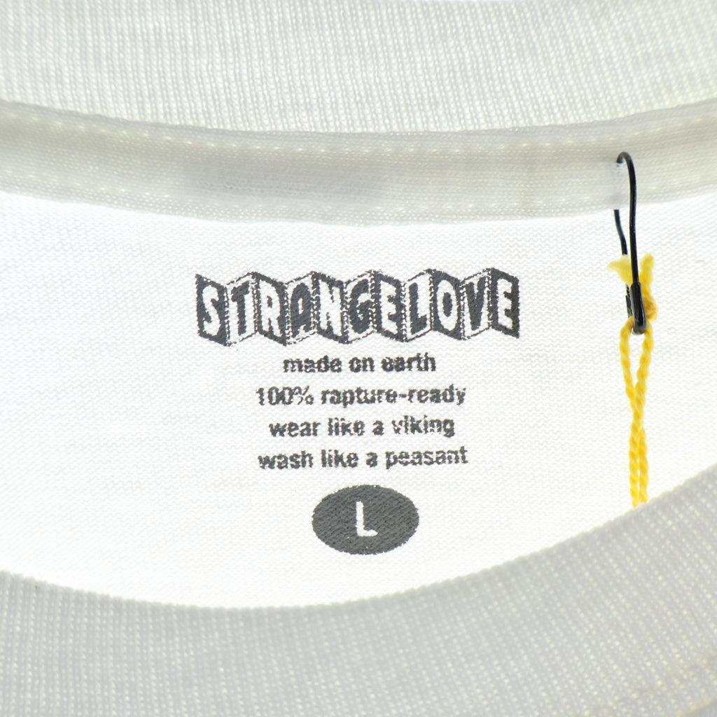 NO BRAND(ノーブランド) STRANGE LOVE(ストレンジラブ) Bears L/S Tee ベアーズ ダンクSBデザイン ショーンクライバー アームロゴプリント 長袖 Tシャツ カットソー ホワイト