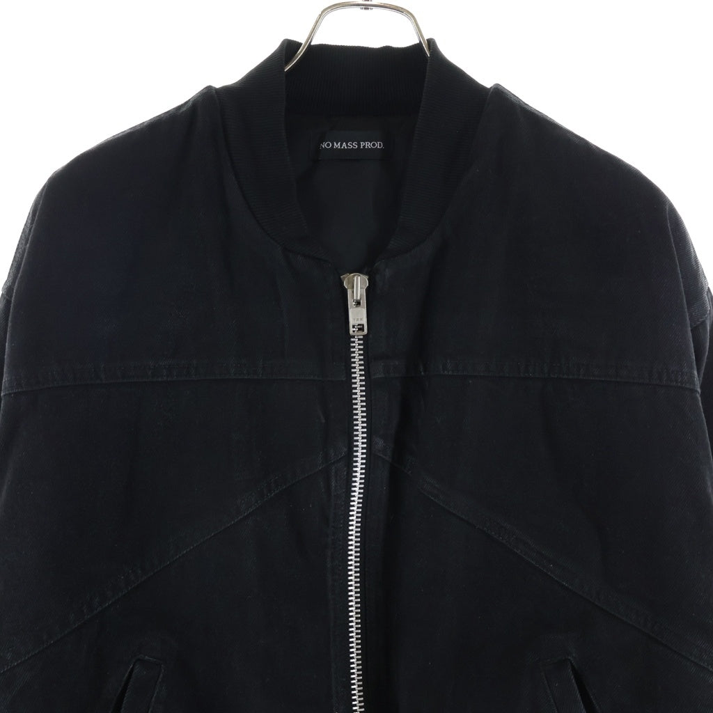 NO MASS PROD(ノーマスブロッド) Crucified Bomber Jacket クルシーファイドボンバージャケット ブラック