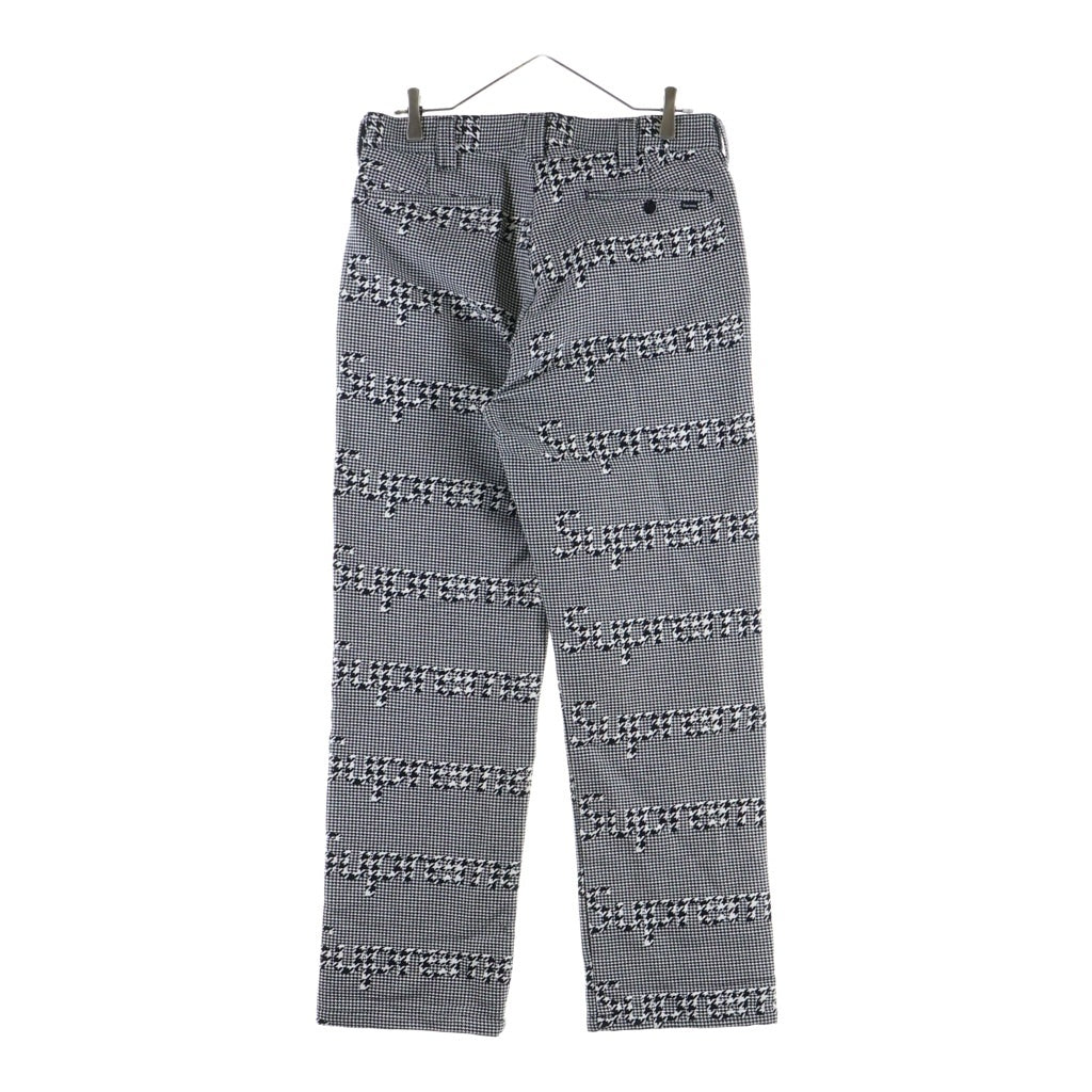 SUPREME(シュプリーム) 20AW Work Pant Black Houdstooth ワークパンツハウンドトゥース ホワイト/ブラック