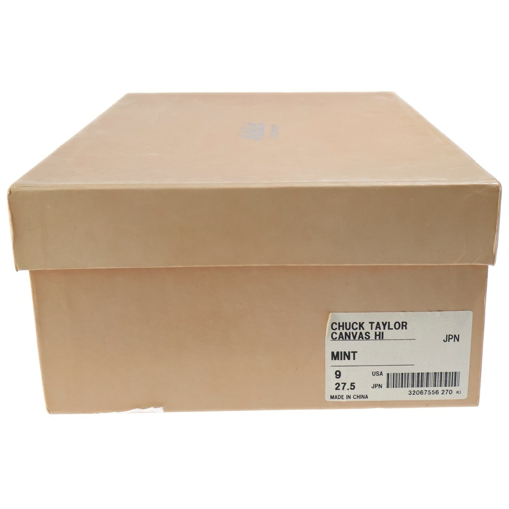 CONVERSE ADDICT(コンバースアディクト) CHUCK TAYLOR CANVAS HI MINT チャックテイラー キャンバス ハイ ミント ハイカットスニーカー ライトブルー US9/27.5cm