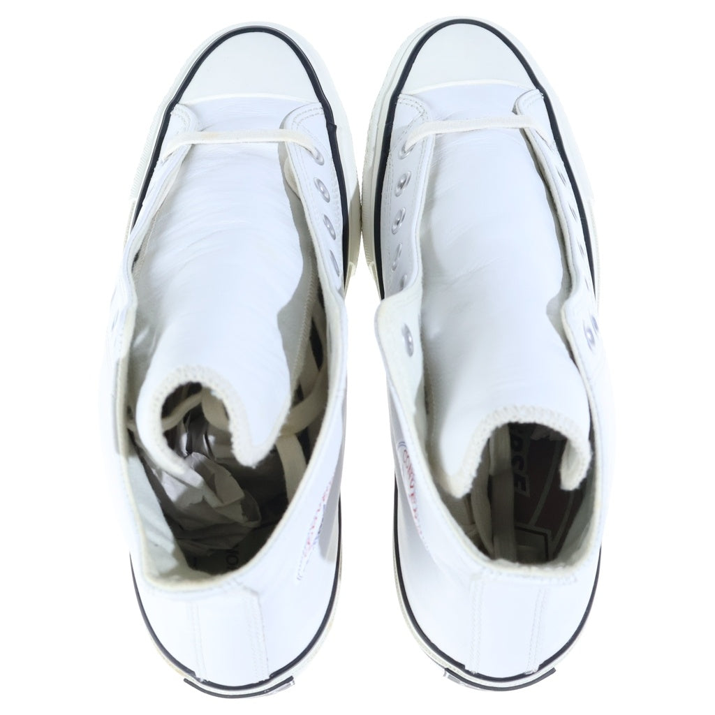 CONVERSE ADDICT(コンバースアディクト) CHUCK TAYLOR LEATHER HI チャックテイラー レザー ハイカットスニーカー ホワイト US9/27.0cm