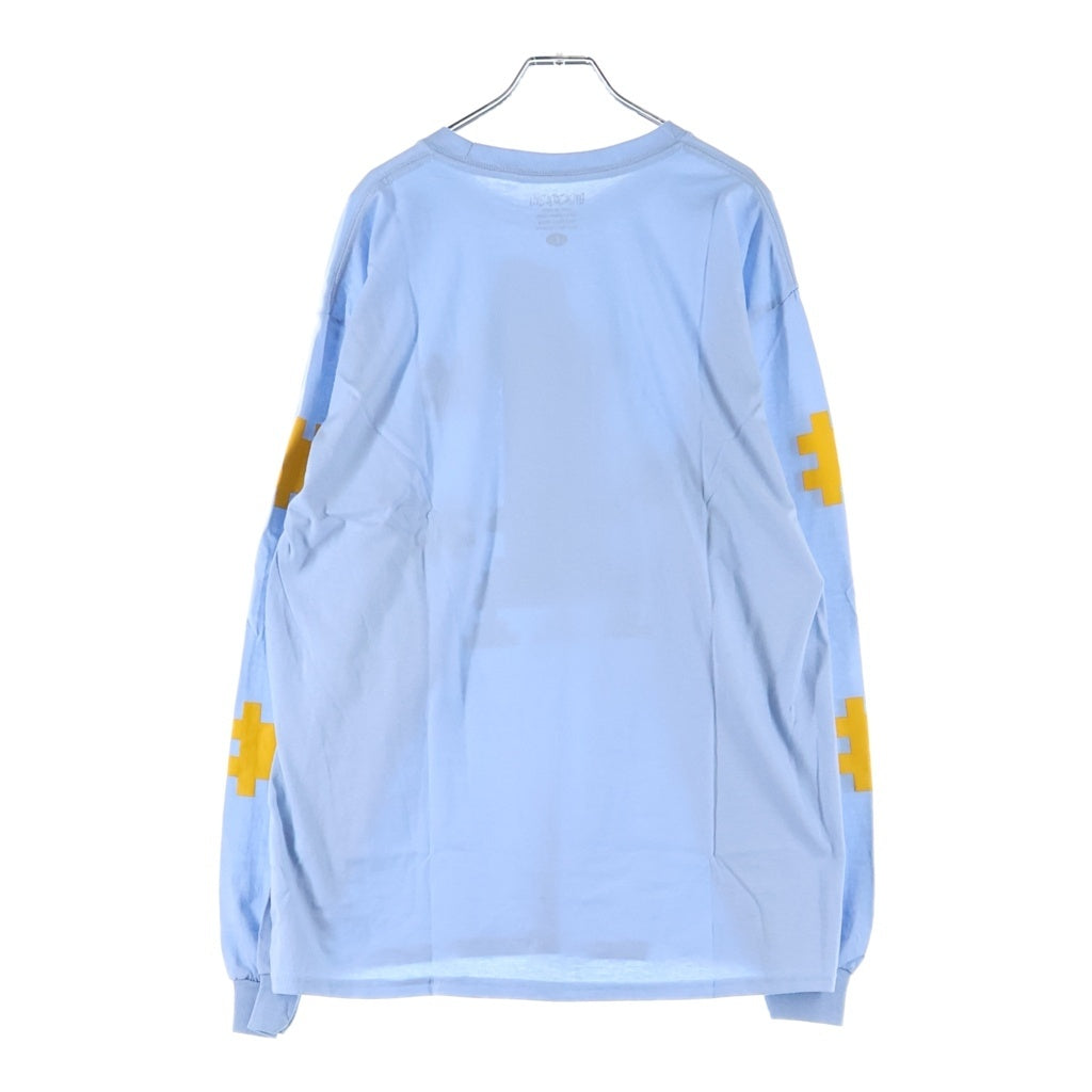 StrangeLove Skateboards(ストレンジラブ) STRANGELOVE(ストレンジラブ) Apollo フロントプリント 長袖Tシャツ カットソー ライトブルー