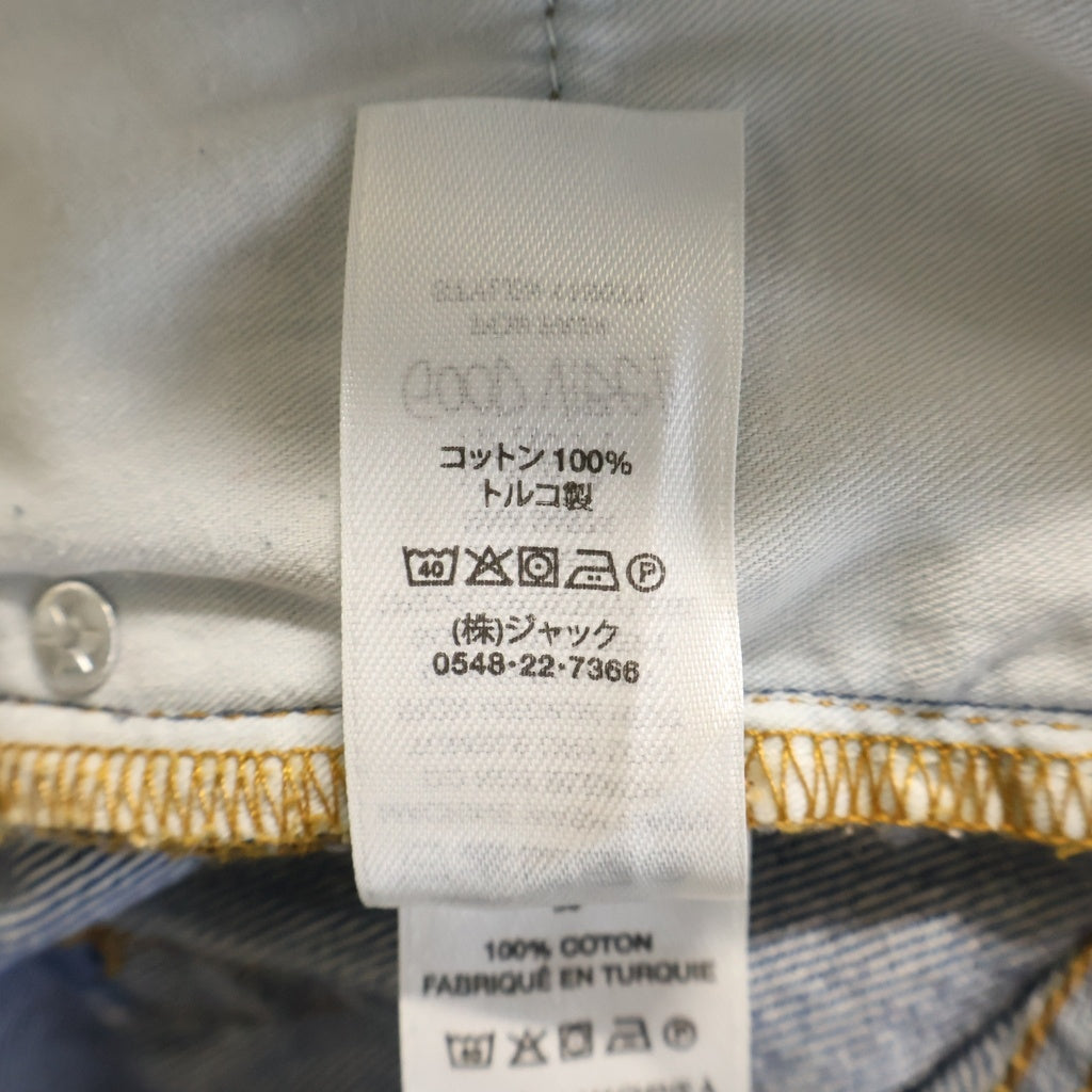 STUSSY(ステューシー) RELAXED JEAN リラックスドジーンズ ボタンフライ ワイドストレート デニムパンツ インディゴ
