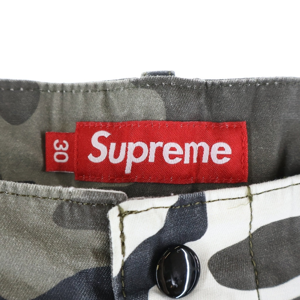 SUPREME(シュプリーム) Aphex Twin Alpha Industries Cargo Pant Snow Camo x エイフェックスツイン アルファ インダストリーズ カーゴ パンツ スノー カモ グレー