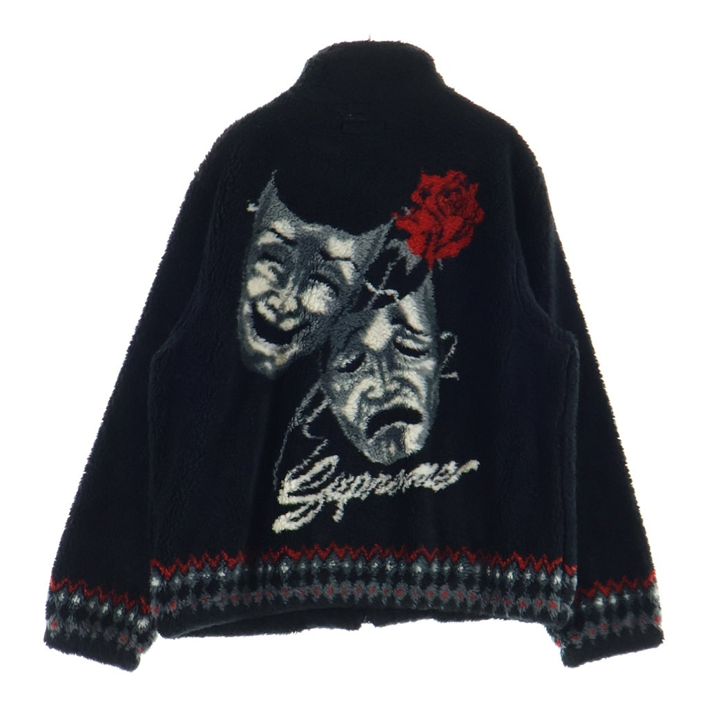 SUPREME(シュプリーム) 20SS Drama Mask Fleece Jacket ドラマ マスク フリースジャケット ブラック