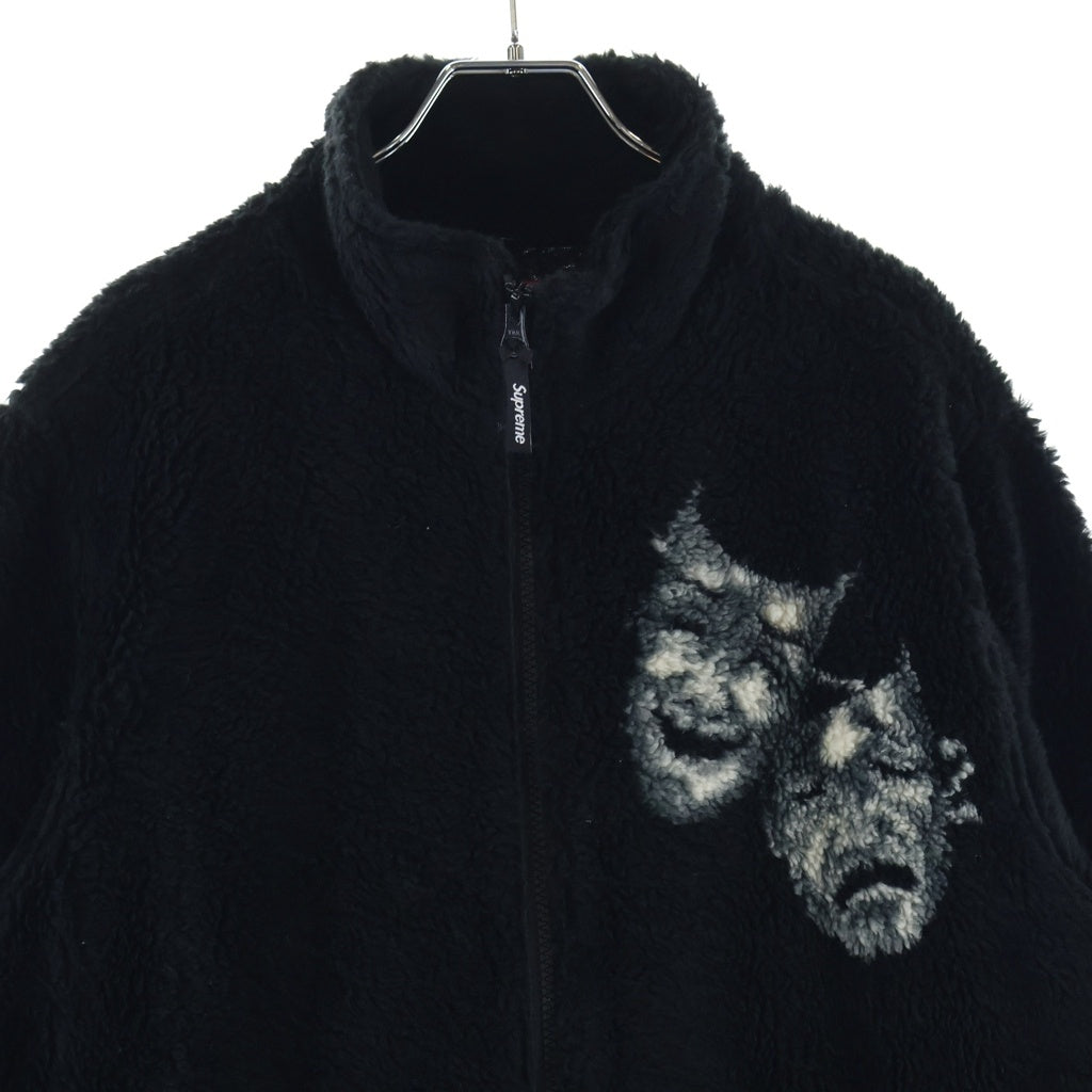 SUPREME(シュプリーム) 20SS Drama Mask Fleece Jacket ドラマ マスク フリースジャケット ブラック