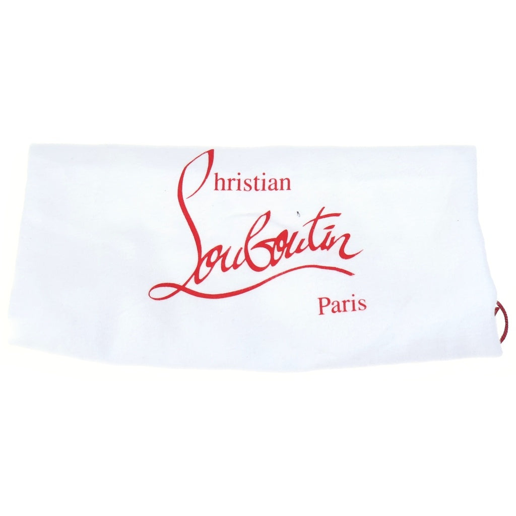 CHRISTIAN LOUBOUTIN(クリスチャンルブタン) スパイクスタッズ デッキシューズ モカシンスリッポン レッド レディース