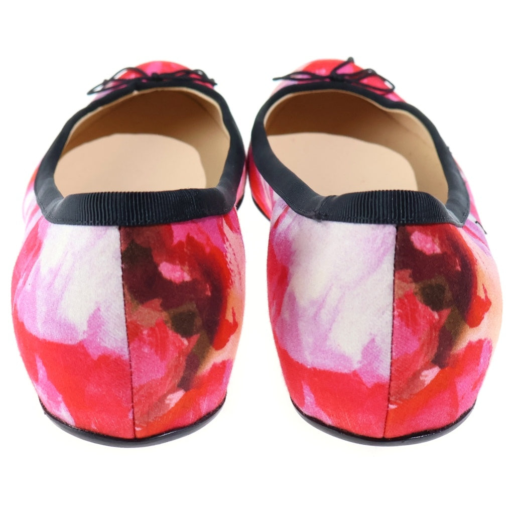 CHRISTIAN LOUBOUTIN(クリスチャンルブタン) Floral Satin Bow Ballet フローラルサテンボウバレエシューズ パンプス ピンク レディース