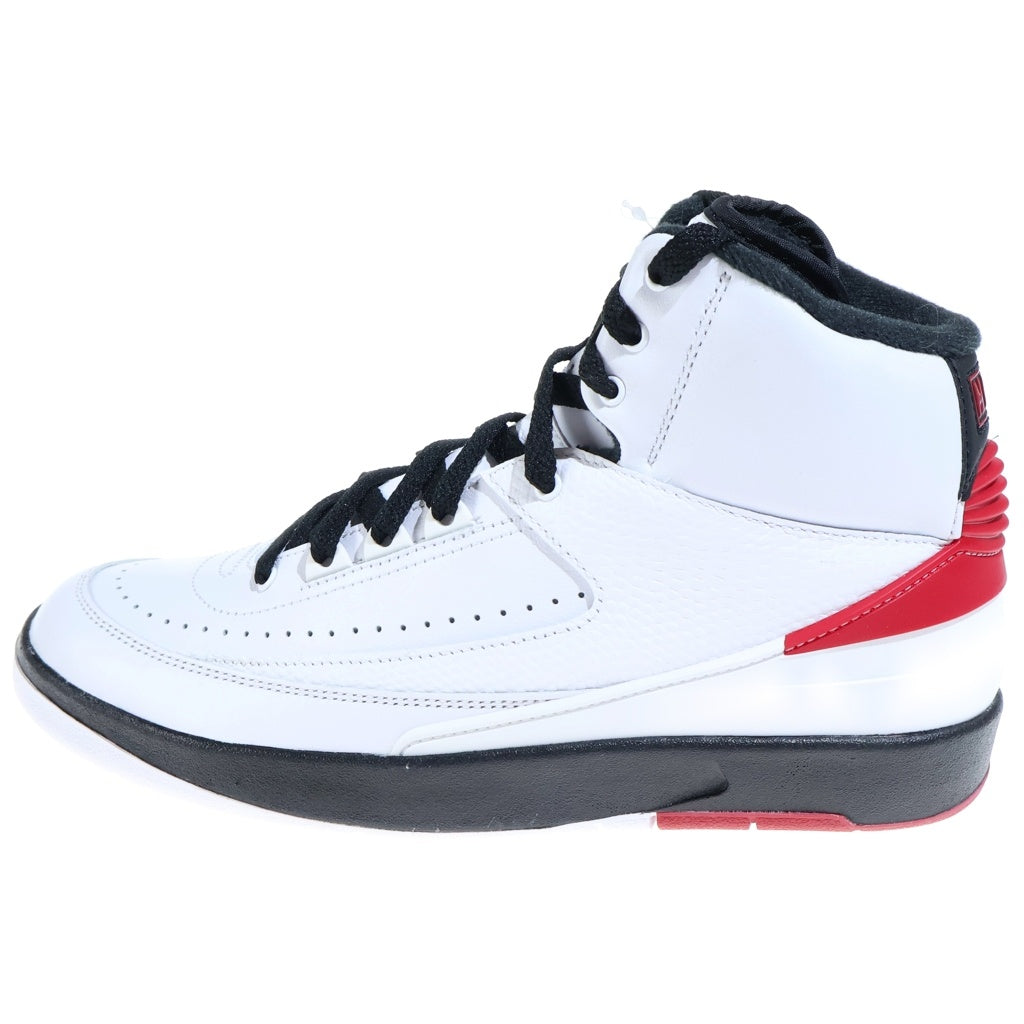 NIKE(ナイキ) AIR JORDAN 2 OG CHICAGO 2022 エアジョーダン2 シカゴ ハイカットスニーカー ホワイト/レッド US8/26cm DX2454-106
