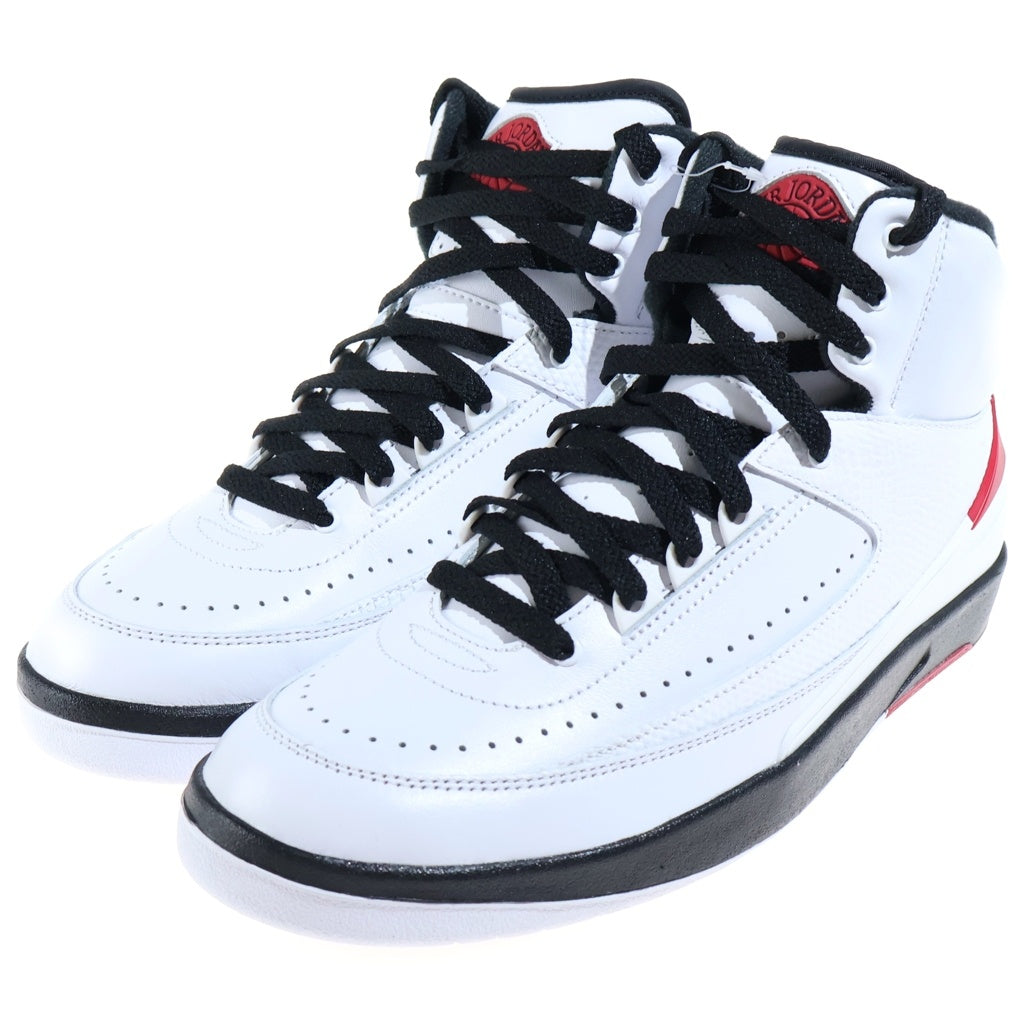 NIKE(ナイキ) AIR JORDAN 2 OG CHICAGO 2022 エアジョーダン2 シカゴ ハイカットスニーカー ホワイト/レッド US8/26cm DX2454-106