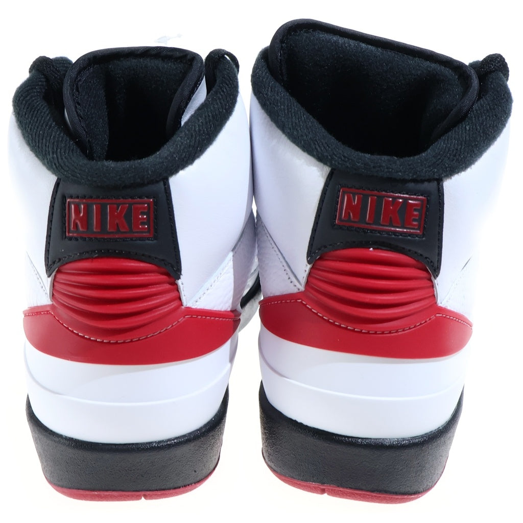 NIKE(ナイキ) AIR JORDAN 2 OG CHICAGO 2022 エアジョーダン2 シカゴ ハイカットスニーカー ホワイト/レッド US8/26cm DX2454-106