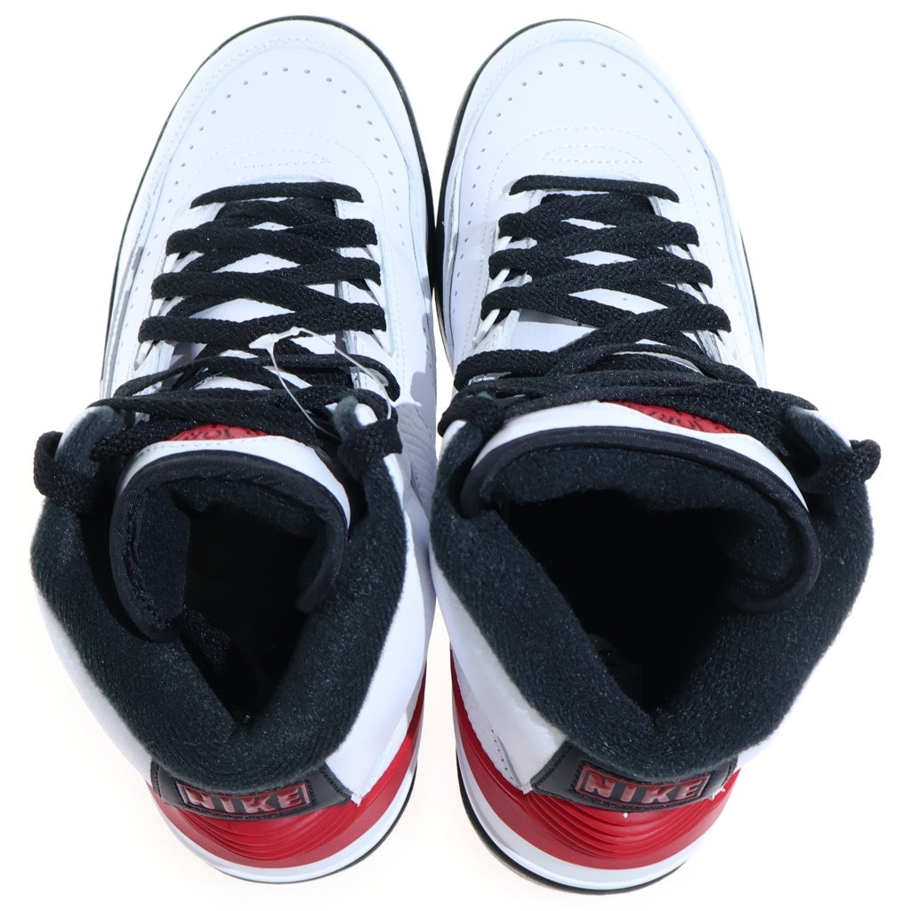 NIKE(ナイキ) AIR JORDAN 2 OG CHICAGO 2022 エアジョーダン2 シカゴ ハイカットスニーカー ホワイト/レッド US8/26cm DX2454-106