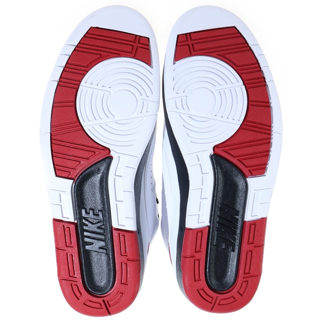 NIKE(ナイキ) AIR JORDAN 2 OG CHICAGO 2022 エアジョーダン2 シカゴ ハイカットスニーカー ホワイト/レッド US8/26cm DX2454-106