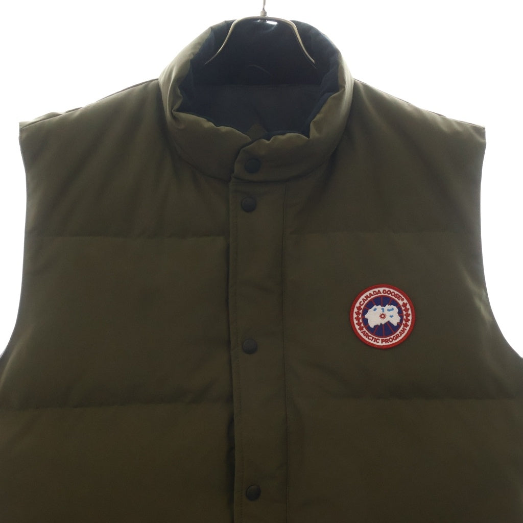CANADA GOOSE(カナダグース) ダウンベスト ロゴパッチ ポリエステル ジャケット 4154M カーキ