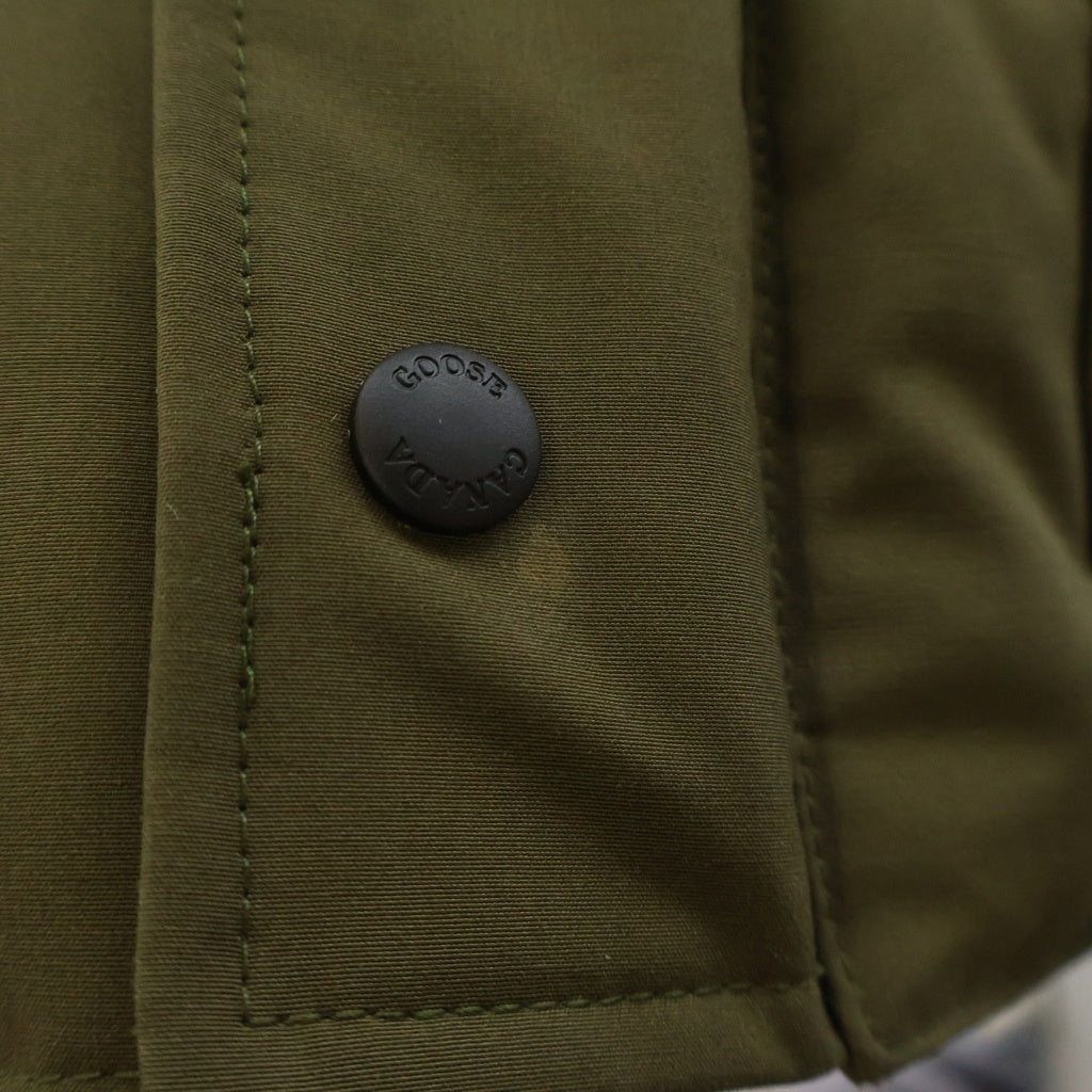 CANADA GOOSE(カナダグース) ダウンベスト ロゴパッチ ポリエステル ジャケット 4154M カーキ