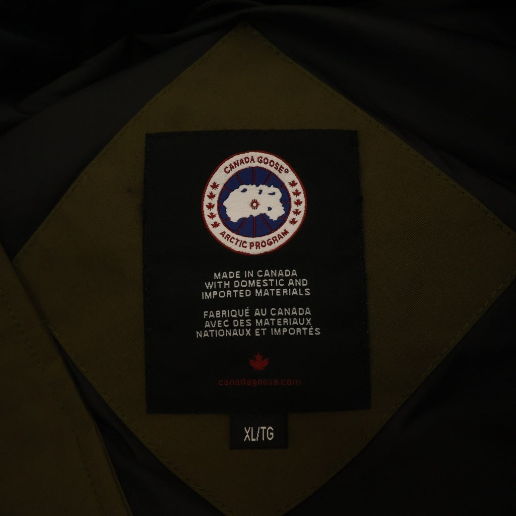 CANADA GOOSE(カナダグース) ダウンベスト ロゴパッチ ポリエステル ジャケット 4154M カーキ