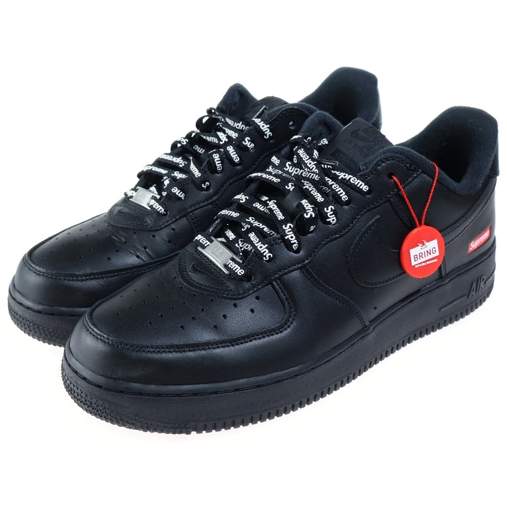 NIKE(ナイキ) ×Supreme Air Force 1 Low White シュプリーム × ナイキ エアフォース1 ローカットスニーカー ブラック US9.5/27.5cm CU9225-001