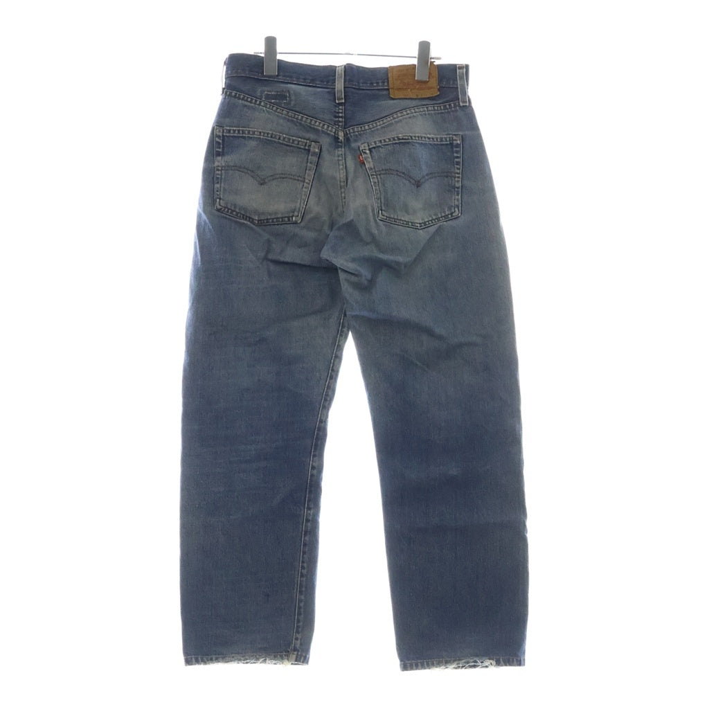 Levi's(リーバイス) 90s VINTAGE 501 ボタン裏555 BIGE アメリカ製 ボタンフライ レギュラーストレートデニムパンツ ジーンズ インディゴ 4022CS15