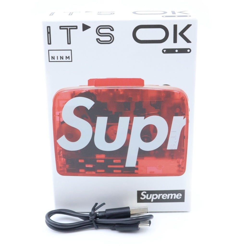 SUPREME(シュプリーム) 22SS ×NINM Lab IT'S OK Cassette Player ニンム・ラボ イッツオーケー カセットプレイヤー レッド