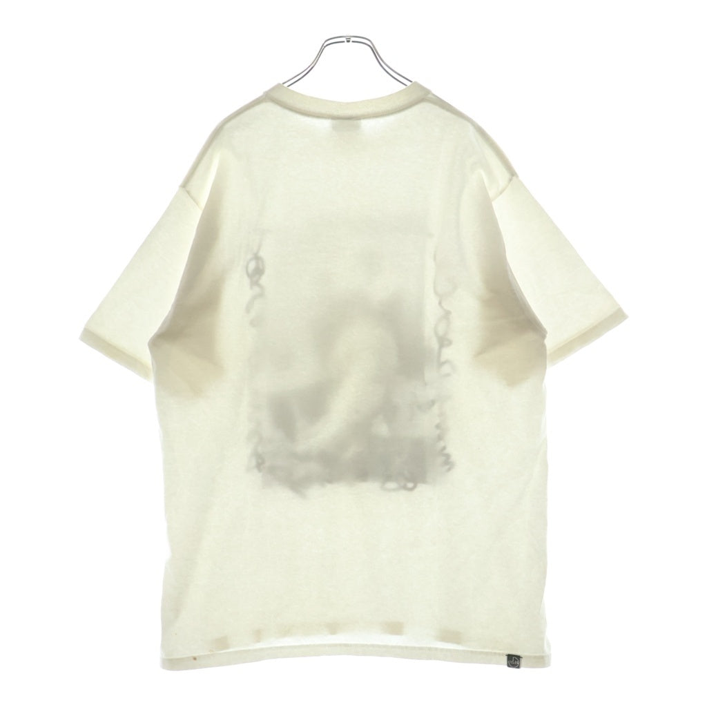 NO BRAND(ノーブランド) 00s TAR COMMUNICATIONS TEE 15周年記念 グラフィックフォトプリント クルーネック 半袖Tシャツ カットソー ホワイト