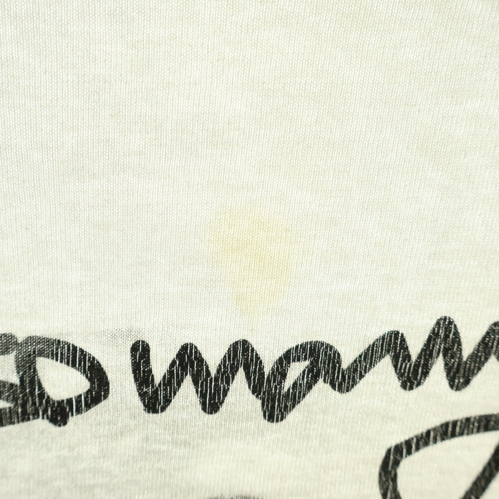 NO BRAND(ノーブランド) 00s TAR COMMUNICATIONS TEE 15周年記念 グラフィックフォトプリント クルーネック 半袖Tシャツ カットソー ホワイト