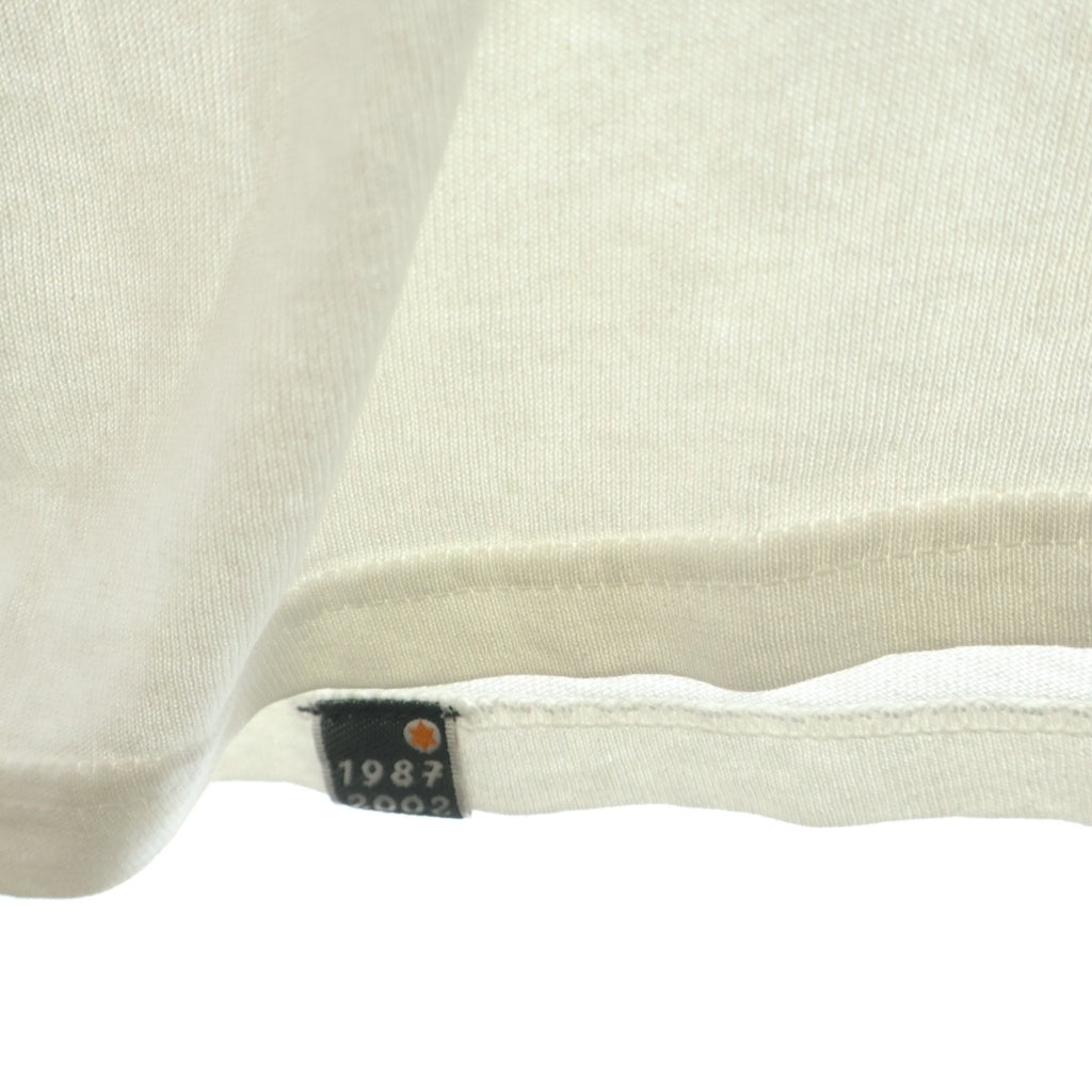 NO BRAND(ノーブランド) 00s TAR COMMUNICATIONS TEE 15周年記念 グラフィックフォトプリント クルーネック 半袖Tシャツ カットソー ホワイト