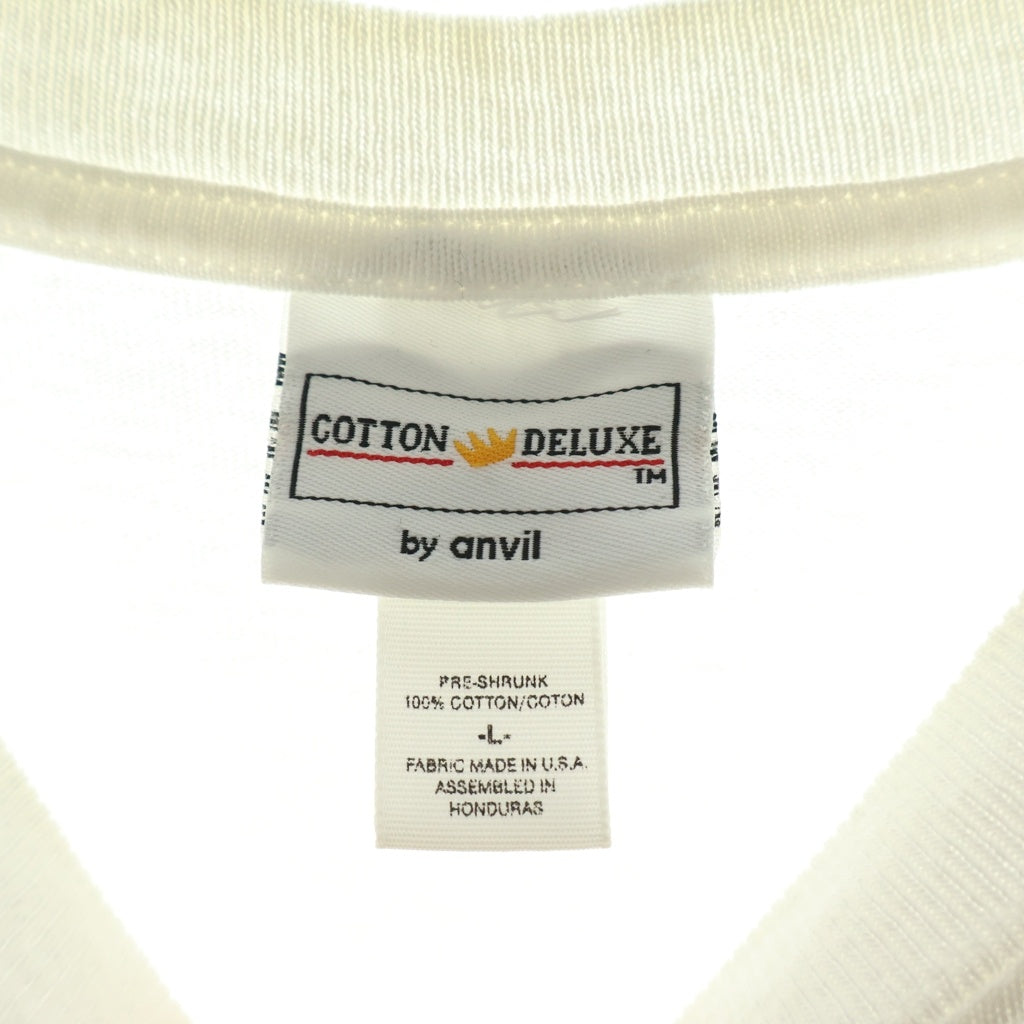 NO BRAND(ノーブランド) 00s TAR COMMUNICATIONS TEE 15周年記念 グラフィックフォトプリント クルーネック 半袖Tシャツ カットソー ホワイト