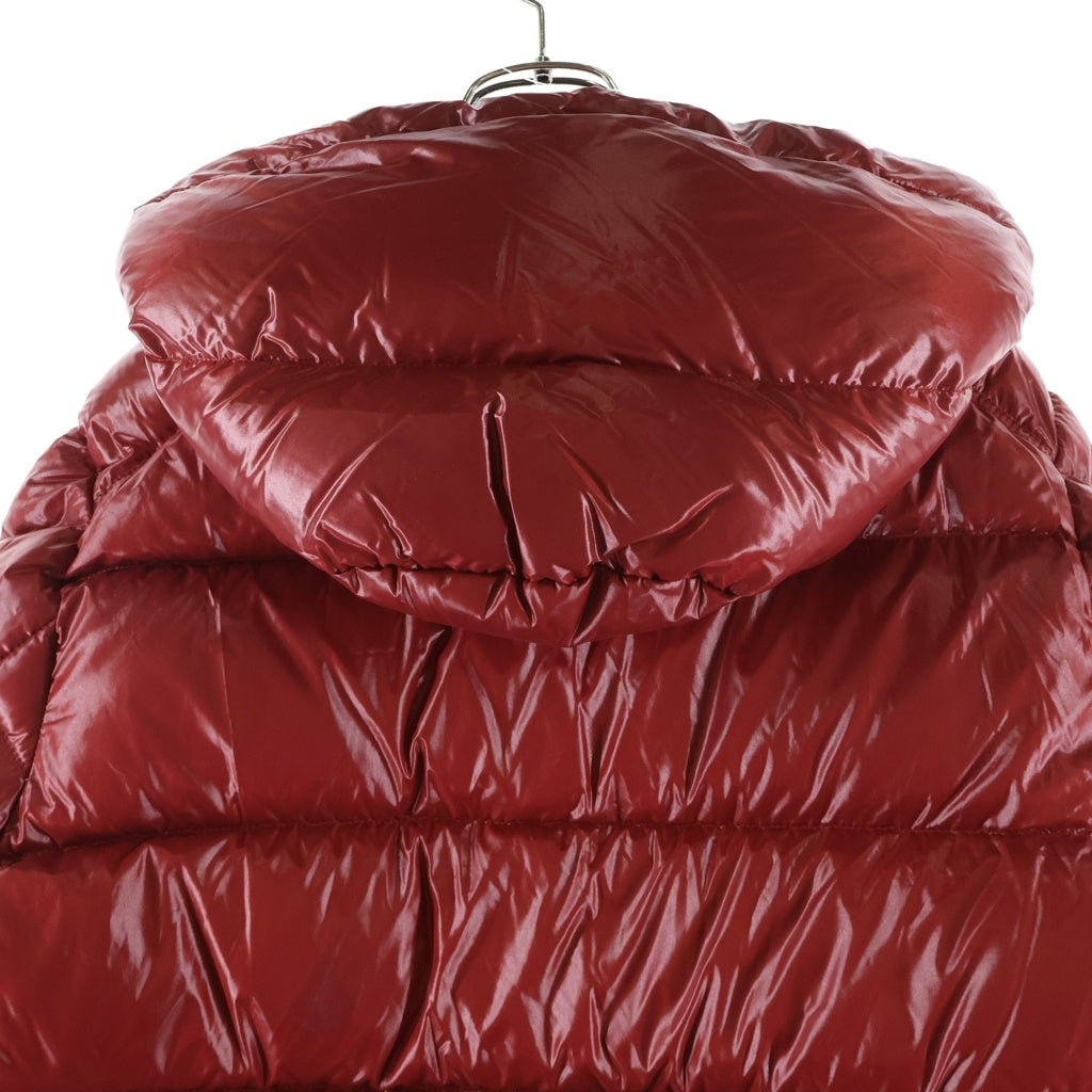 MONCLER(モンクレール) 24AW MALJASSET 袖ロゴワッペン フーデッド ジップアップダウンジャケット レッド J20911A00006