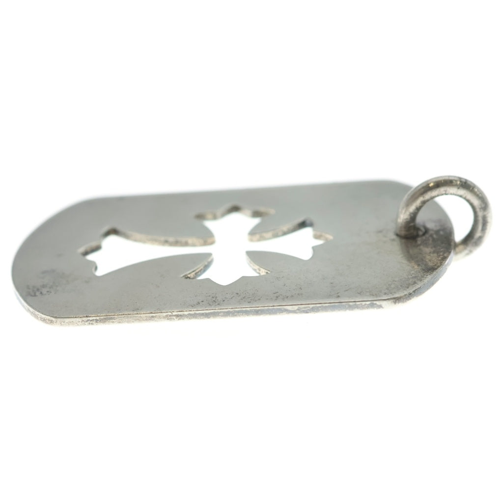 CHROME HEARTS(クロムハーツ) D TAG LRG CO CRS カットアウトクロスドッグタグ ラージ ペンダントトップ シルバー BCA239